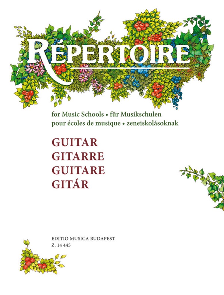Repertoire für Musikschulen - Gitarre